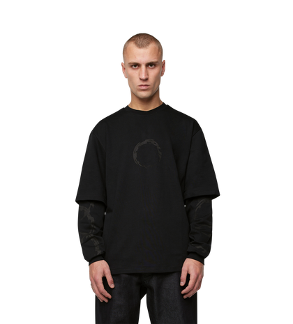 Rotation Double Layered LS Black