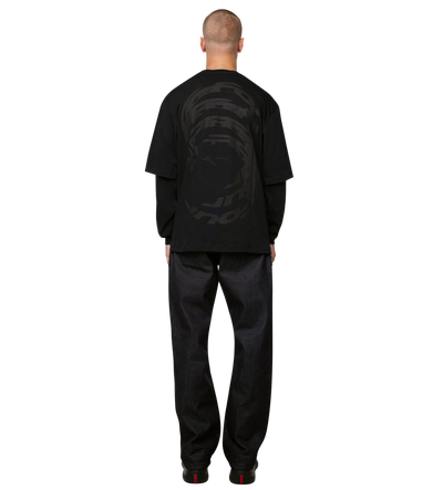 Rotation Double Layered Longsleeve Zwart