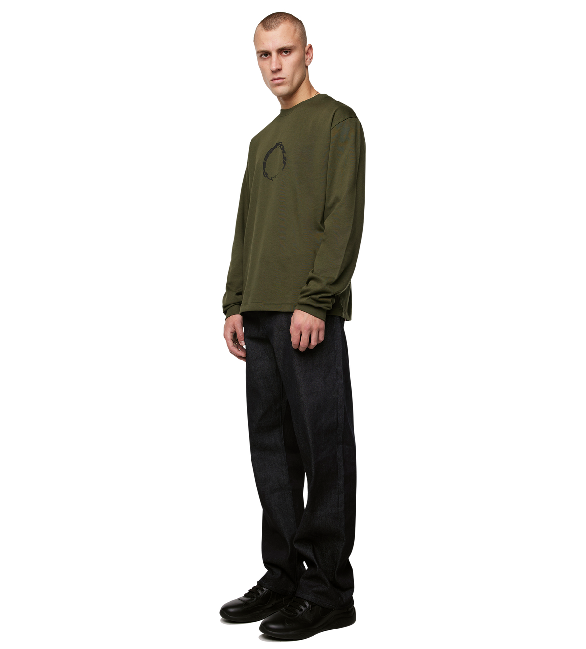 Rotation Longsleeve Donker groen