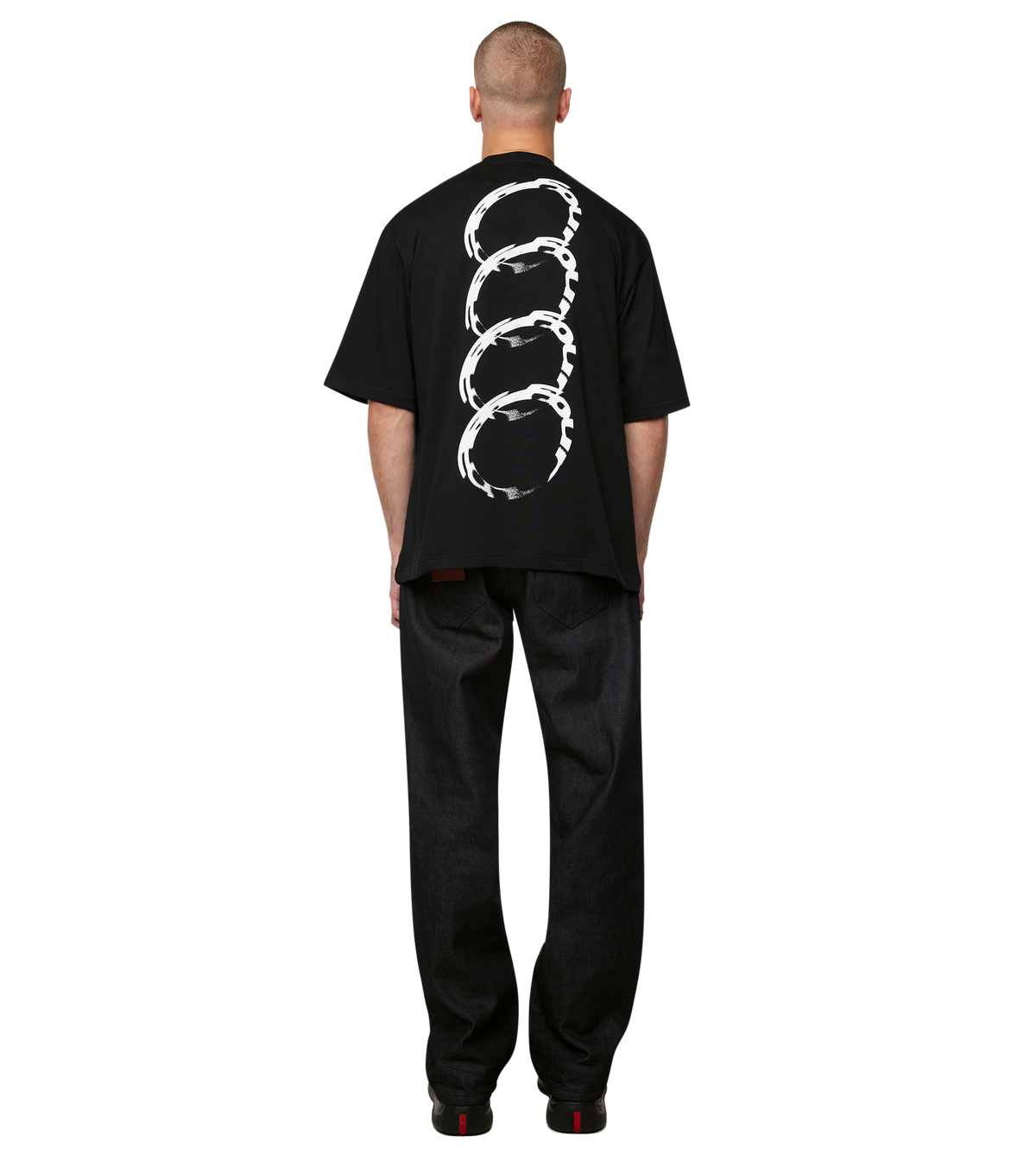 Rotation Boxy T-Shirt Zwart