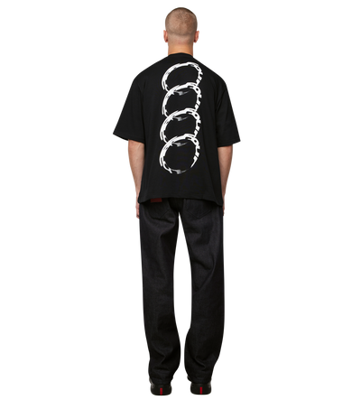 Rotation Boxy T-Shirt Zwart