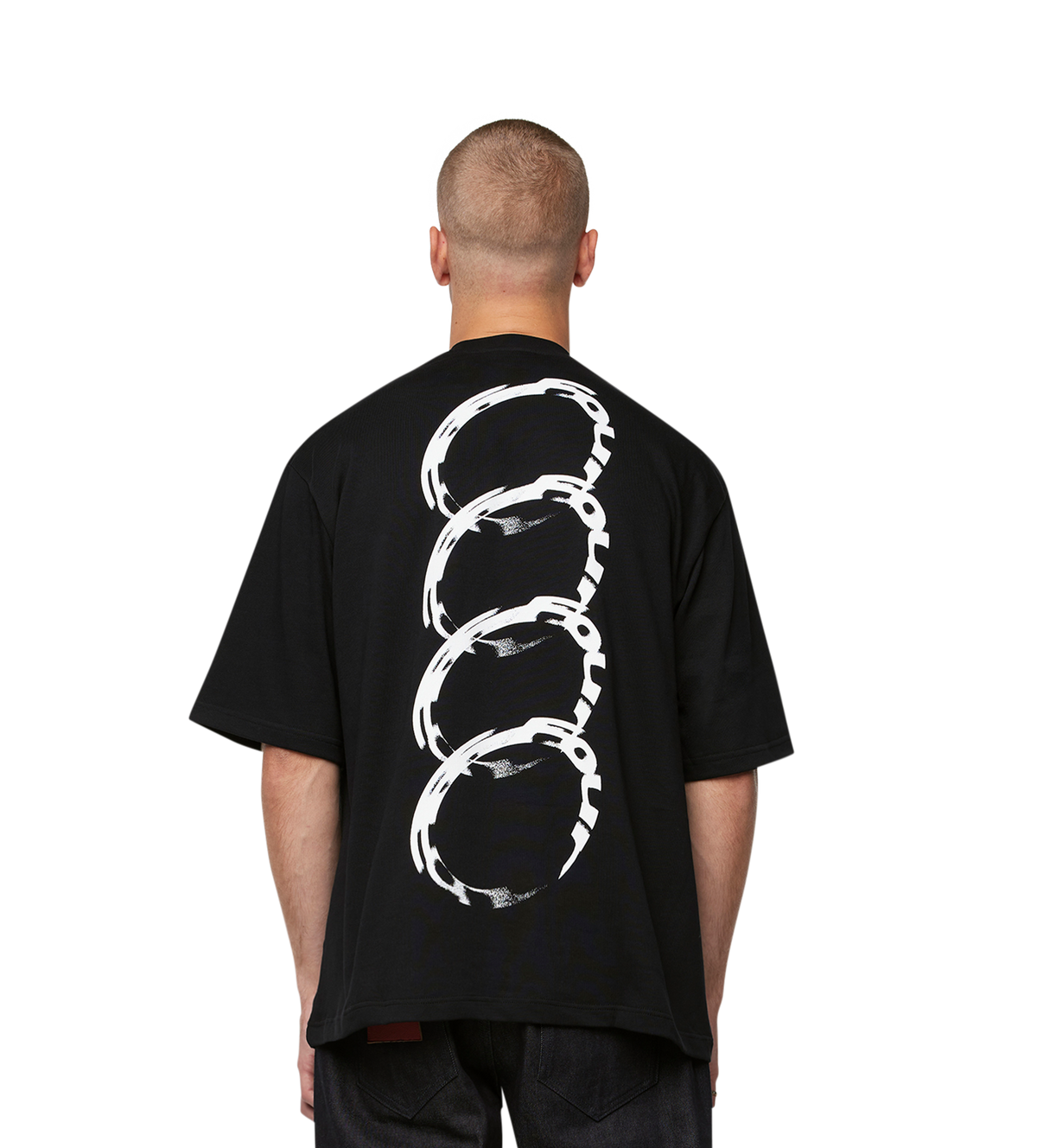 Rotation Boxy T-Shirt Zwart