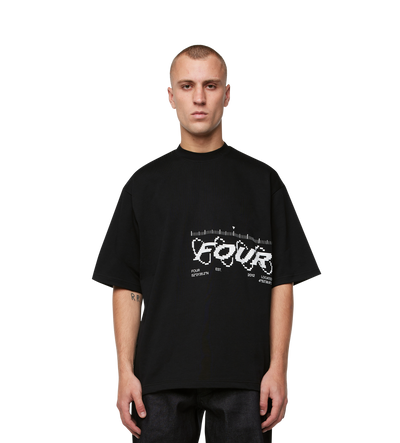 Map Logo Boxy T-Shirt Black