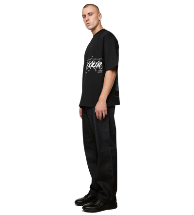 Map Logo Boxy T-Shirt Black