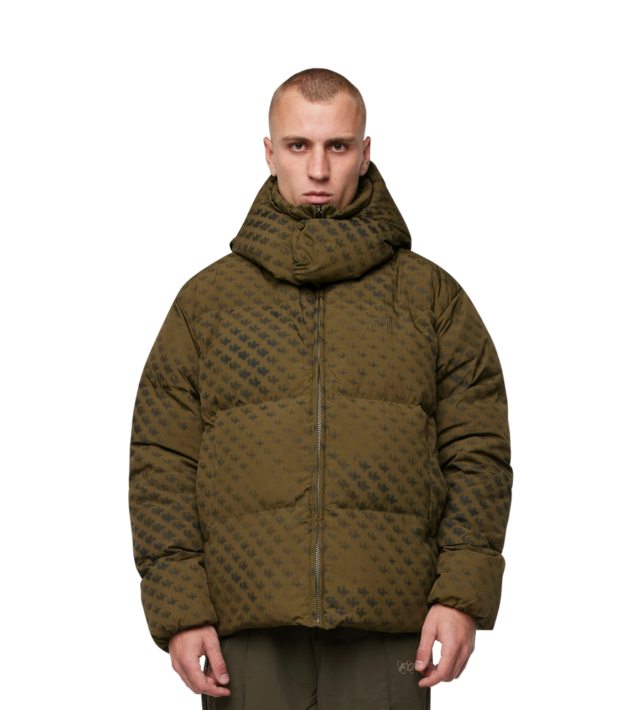 Monogram AOP Puffer Jacket Green