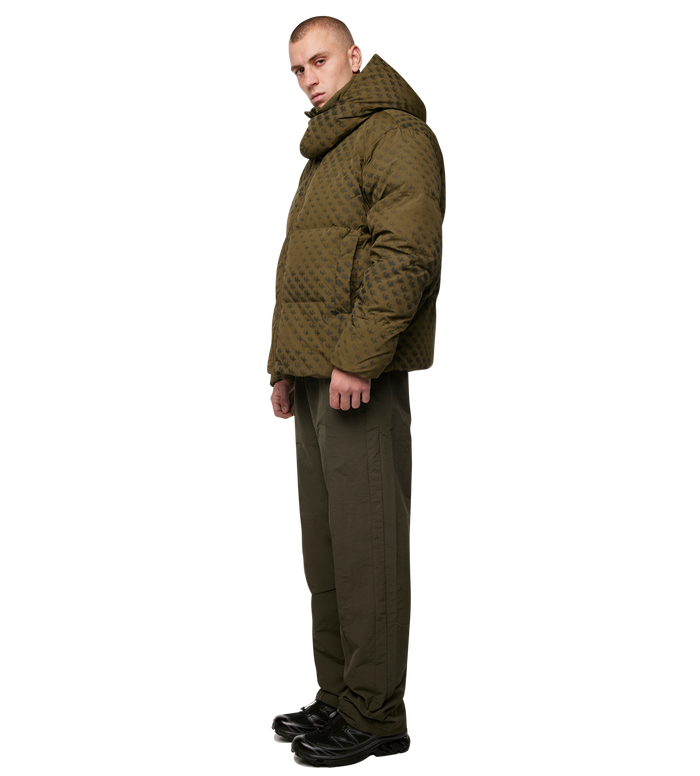 Monogram AOP Puffer Jacket Green