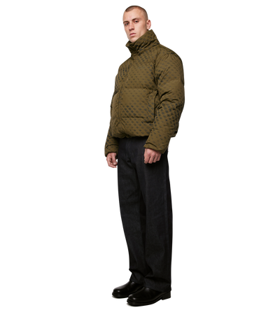 Monogram AOP Puffer Jacket Green