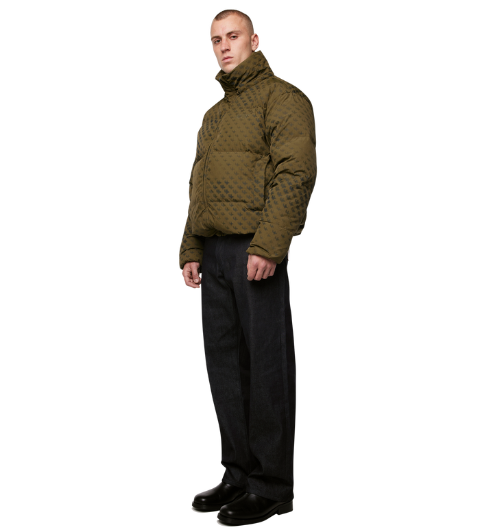 Monogram AOP Puffer Jacket Green