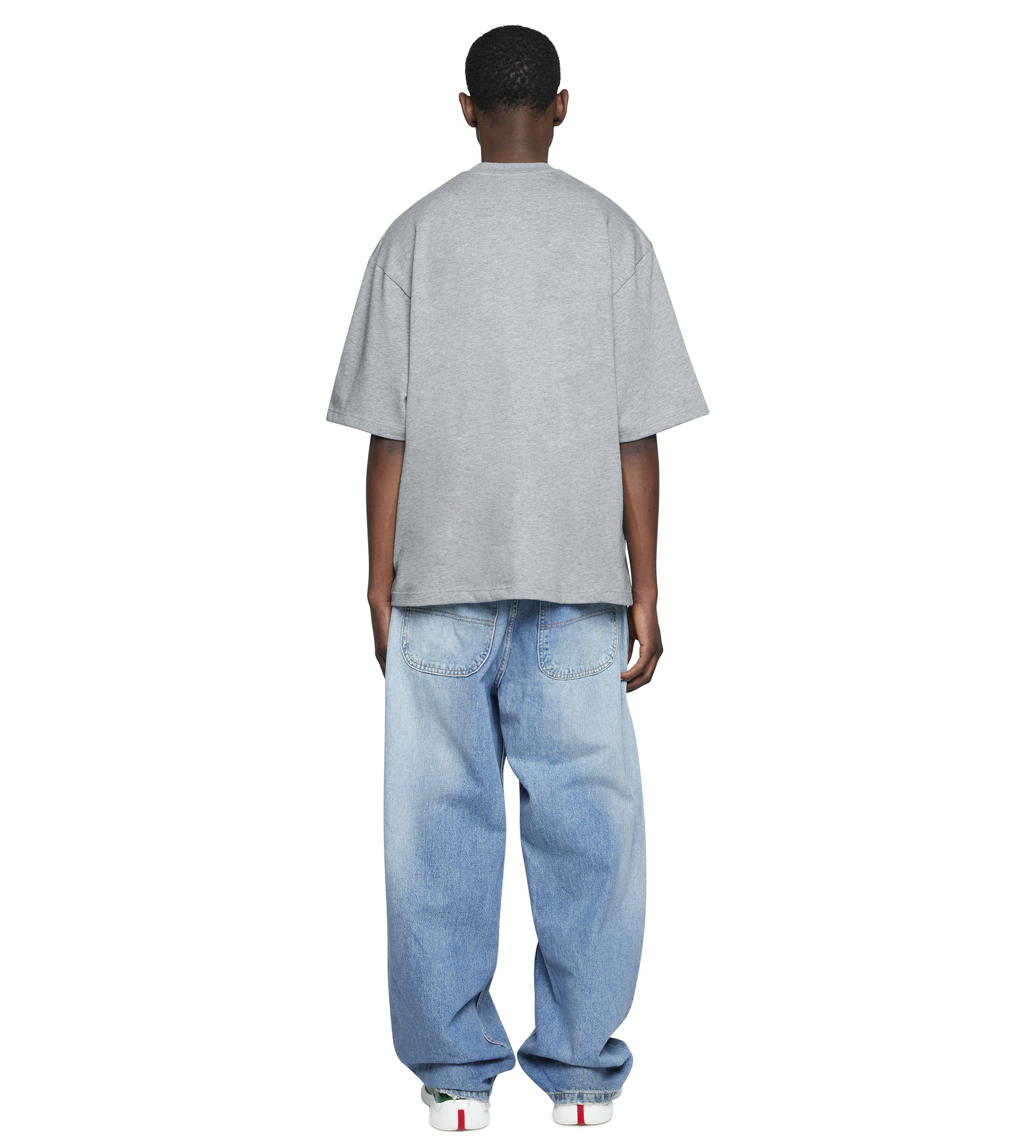 Logo Heavy T-shirt Grey Melange
