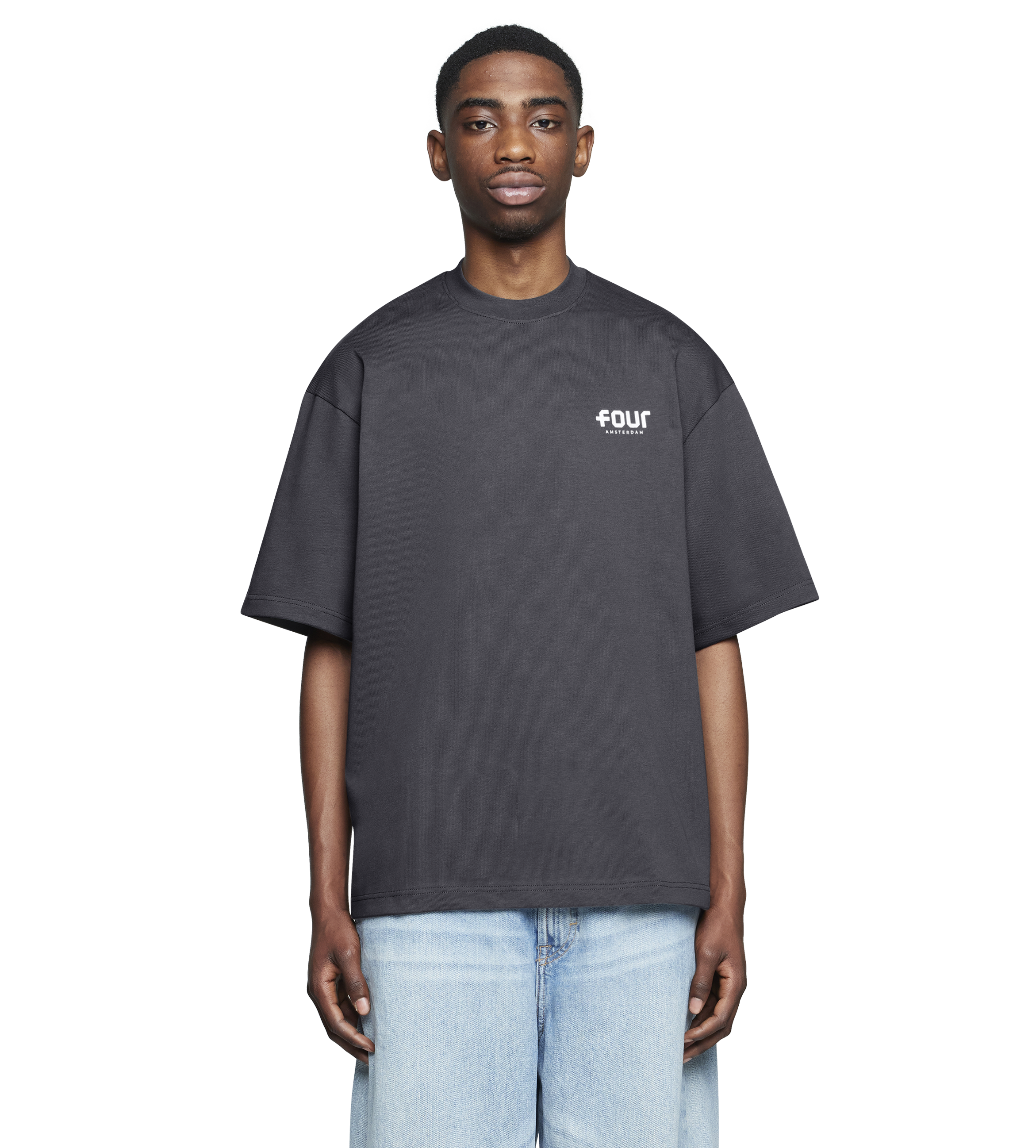 Logo Heavy T-shirt Asphalt