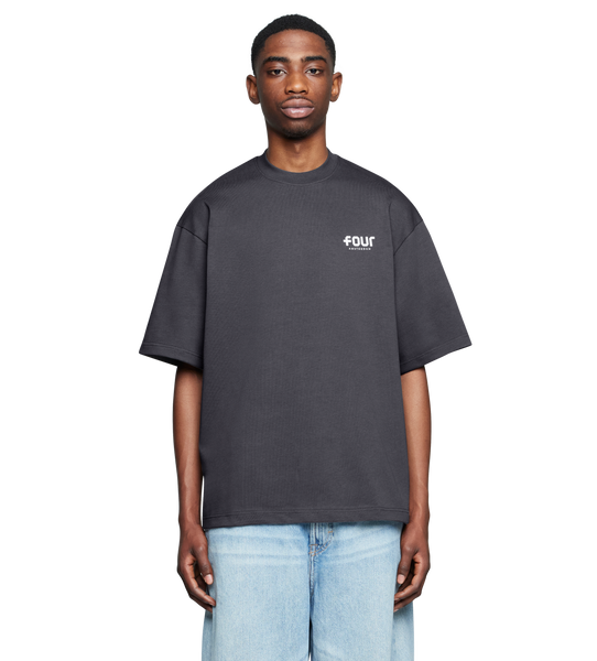 トップス everyone j.30000 logo tee ash gray M Eco Embossed Logo