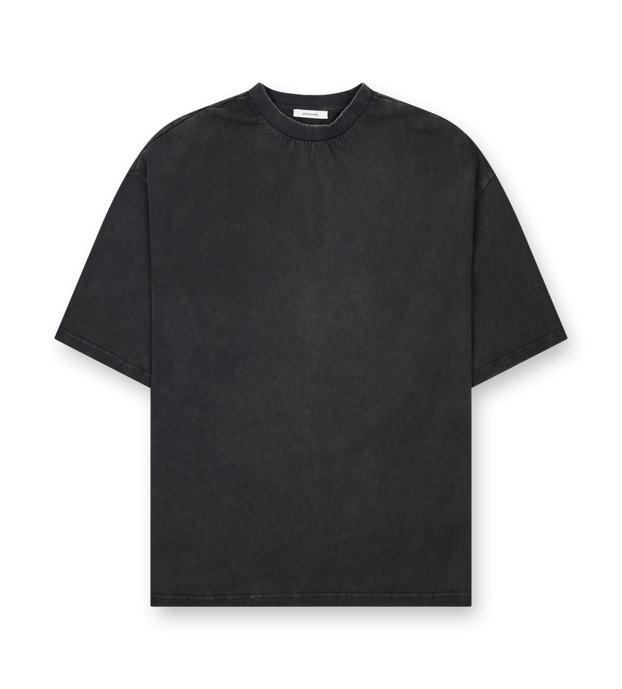 Entire Studios Heavy Boxy Tee in Washed Black