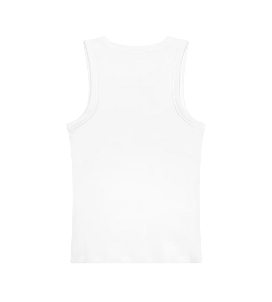 Entire Studios SS26 ESSS26TA01111 RIB TANK WHITE