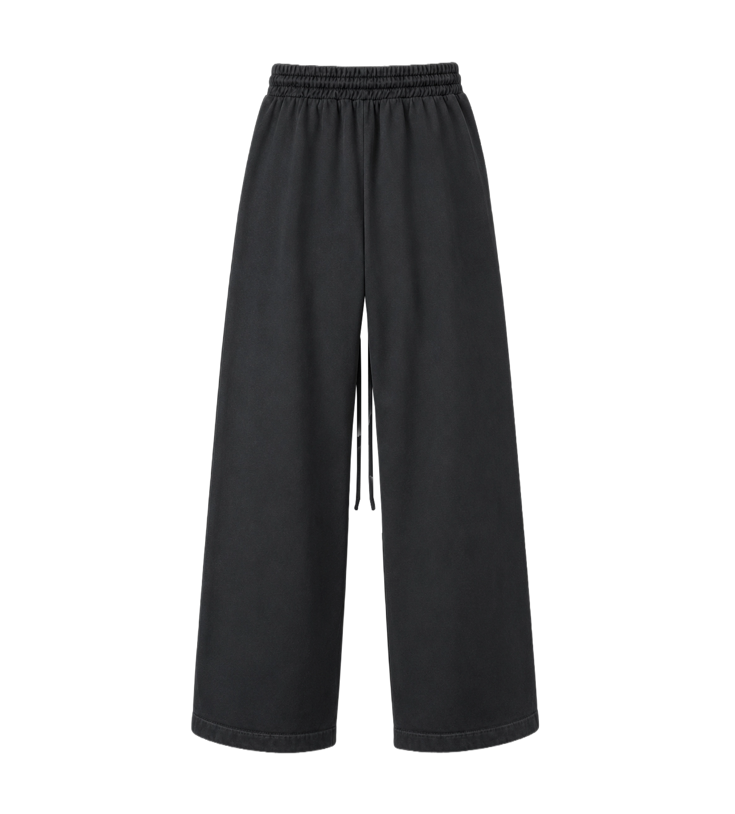 Fear of God Varsity Print Wide Leg Sweatpant in Black
