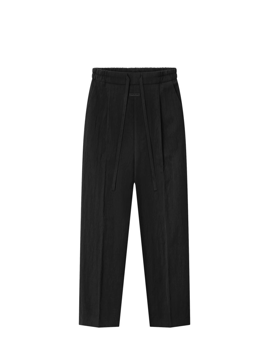 Fear of God Tencel Nylon Drawstring Straight Pant in Black