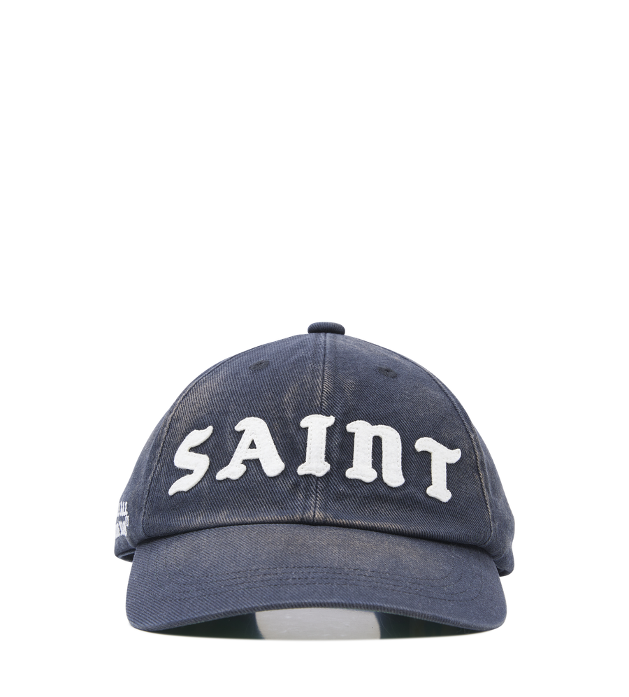 6 Panel Saint Cap - Black