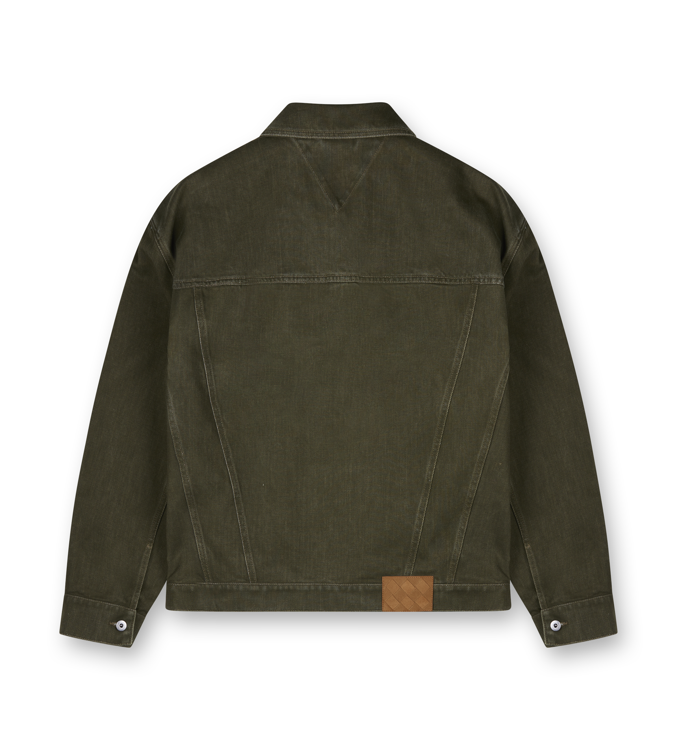 Stone Washed Jacket in Caper