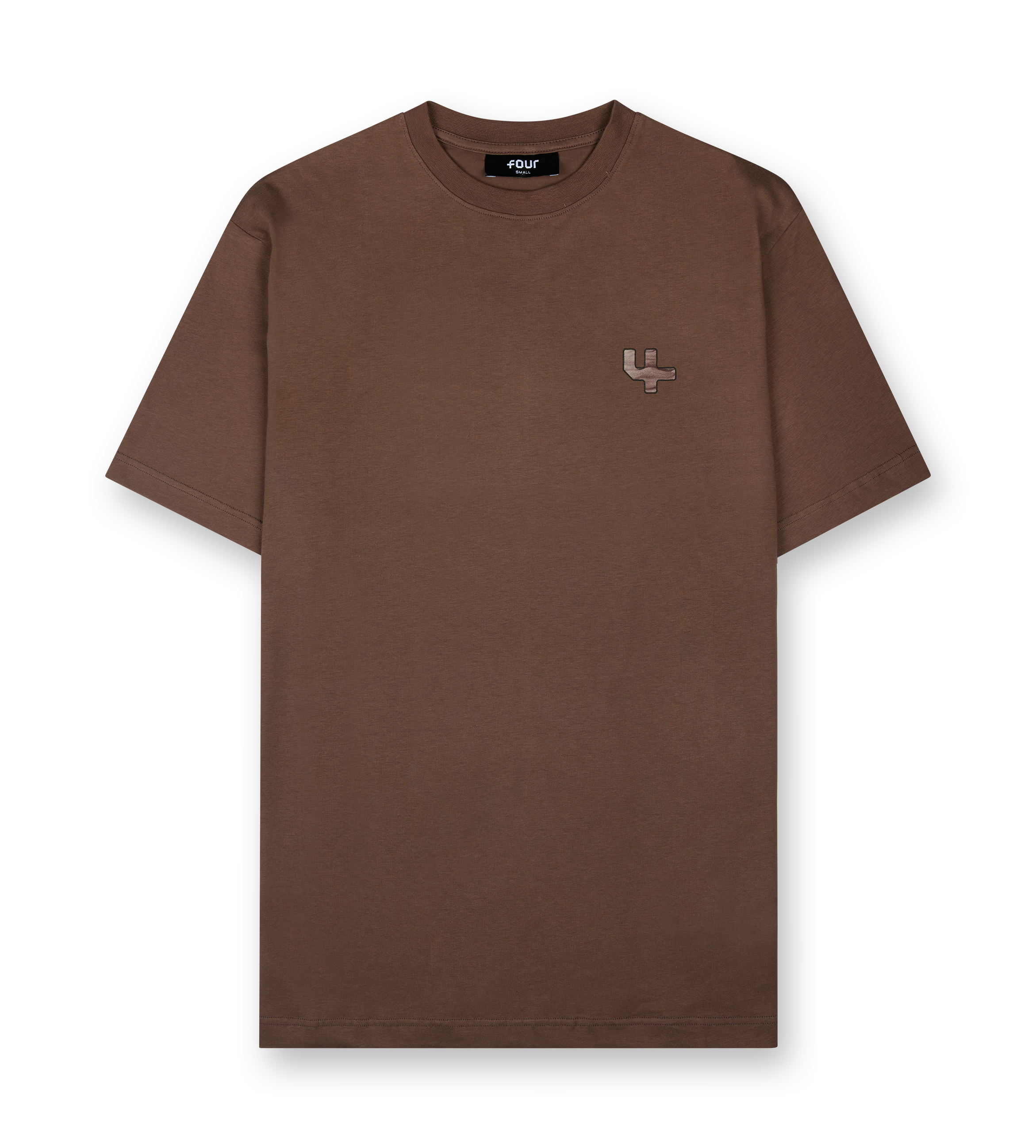Outline Logo T-shirt Coffee Quartz