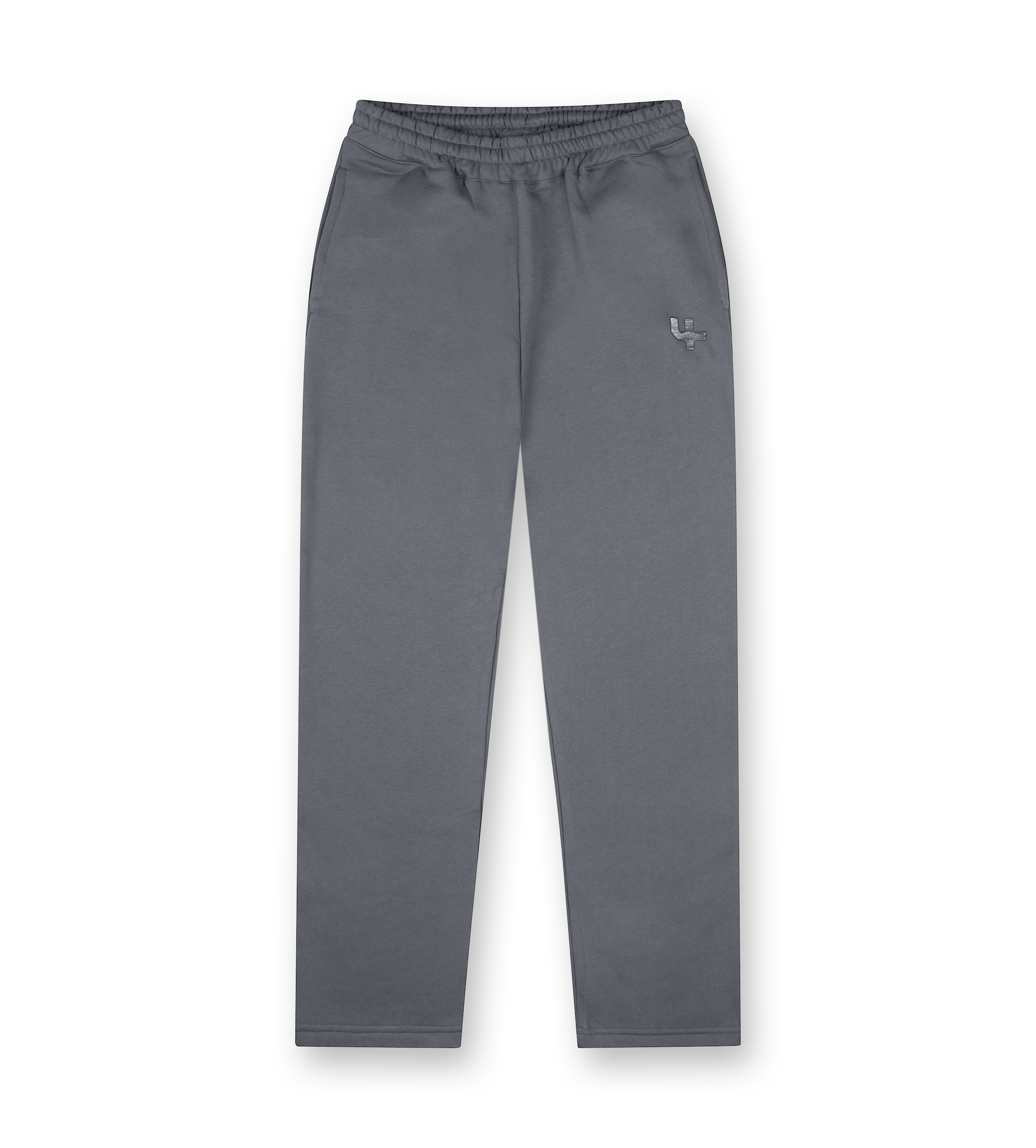 Outline Logo Straight Leg Pants Black Sand
