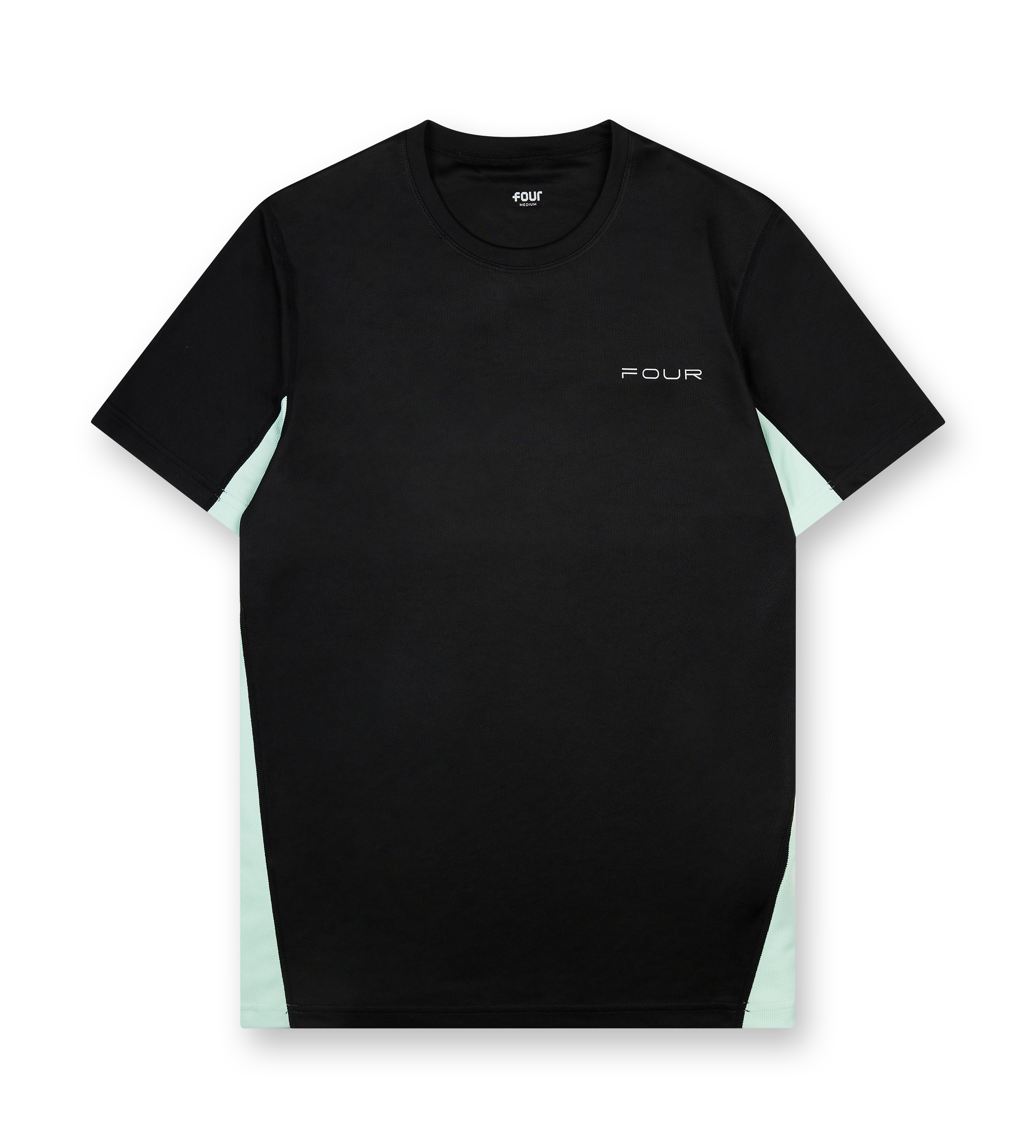 Sportswear T-shirt Black/ Light Green