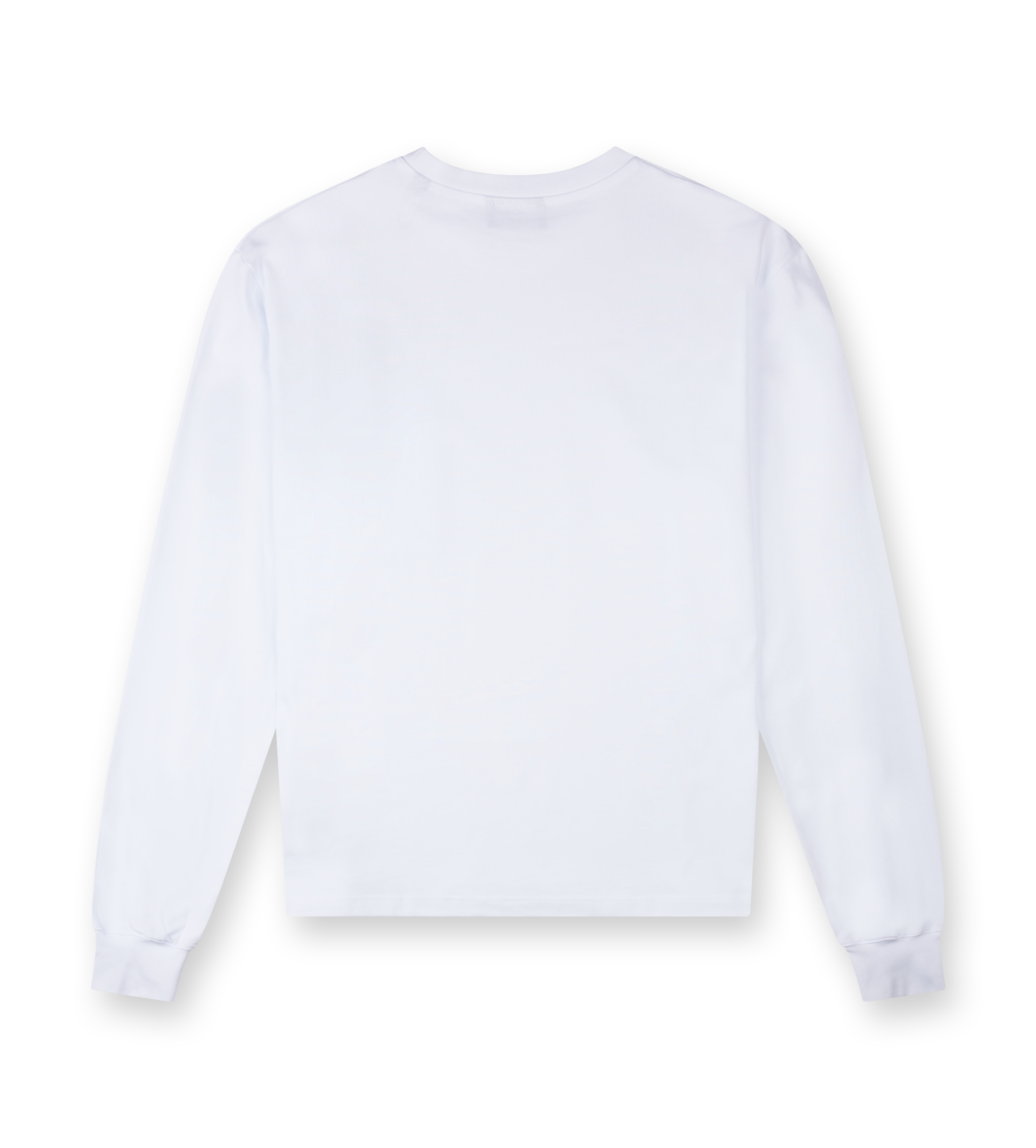 Logo Long Sleeve Pocket T-shirt - White