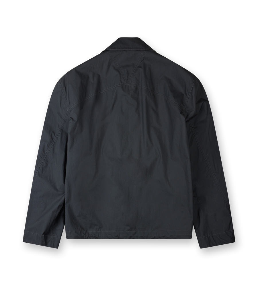 Resinated Cotton Blouson