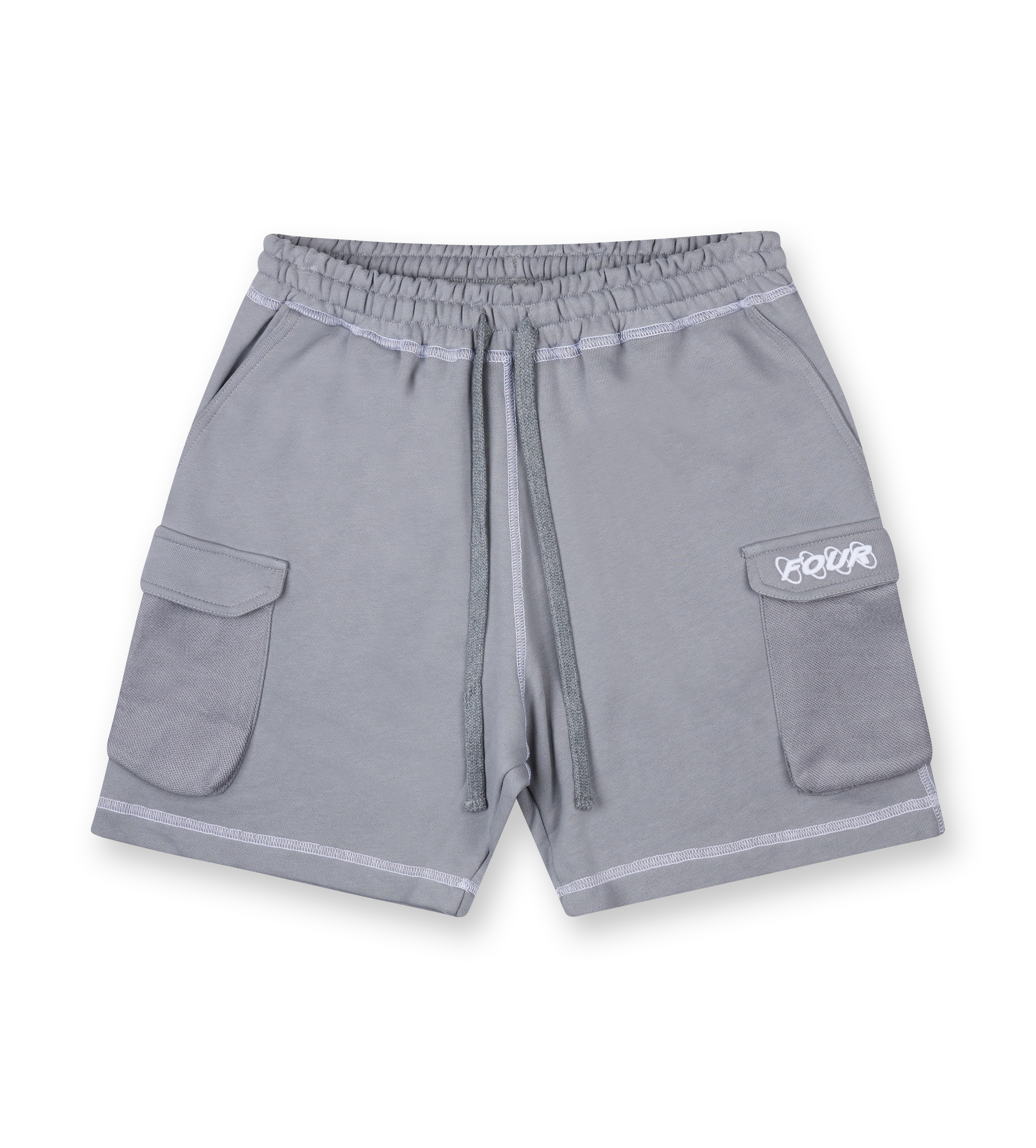 Inside Out Cargo Shorts Mockingbird Grey