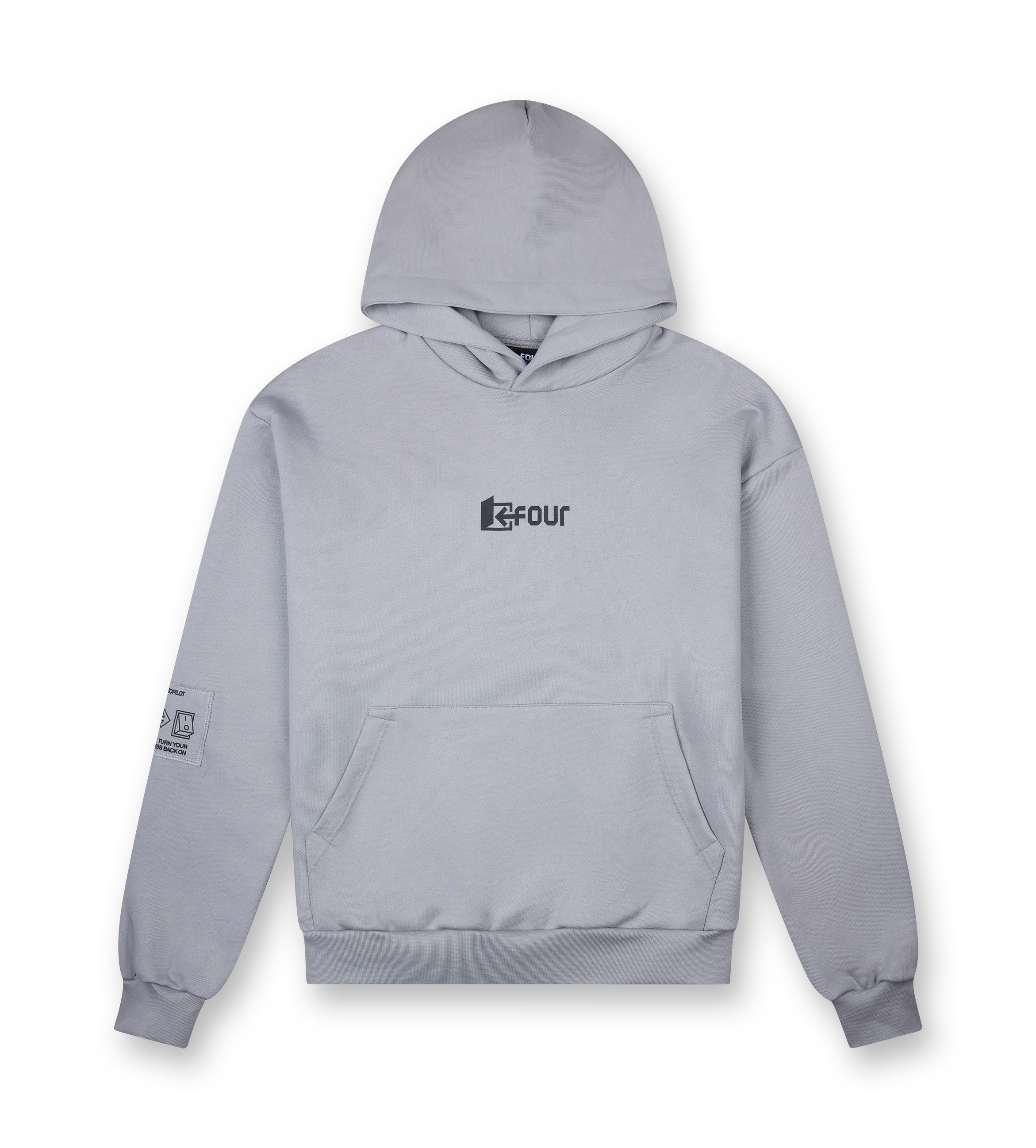Exit Eye Hoodie Mockingbird Grey