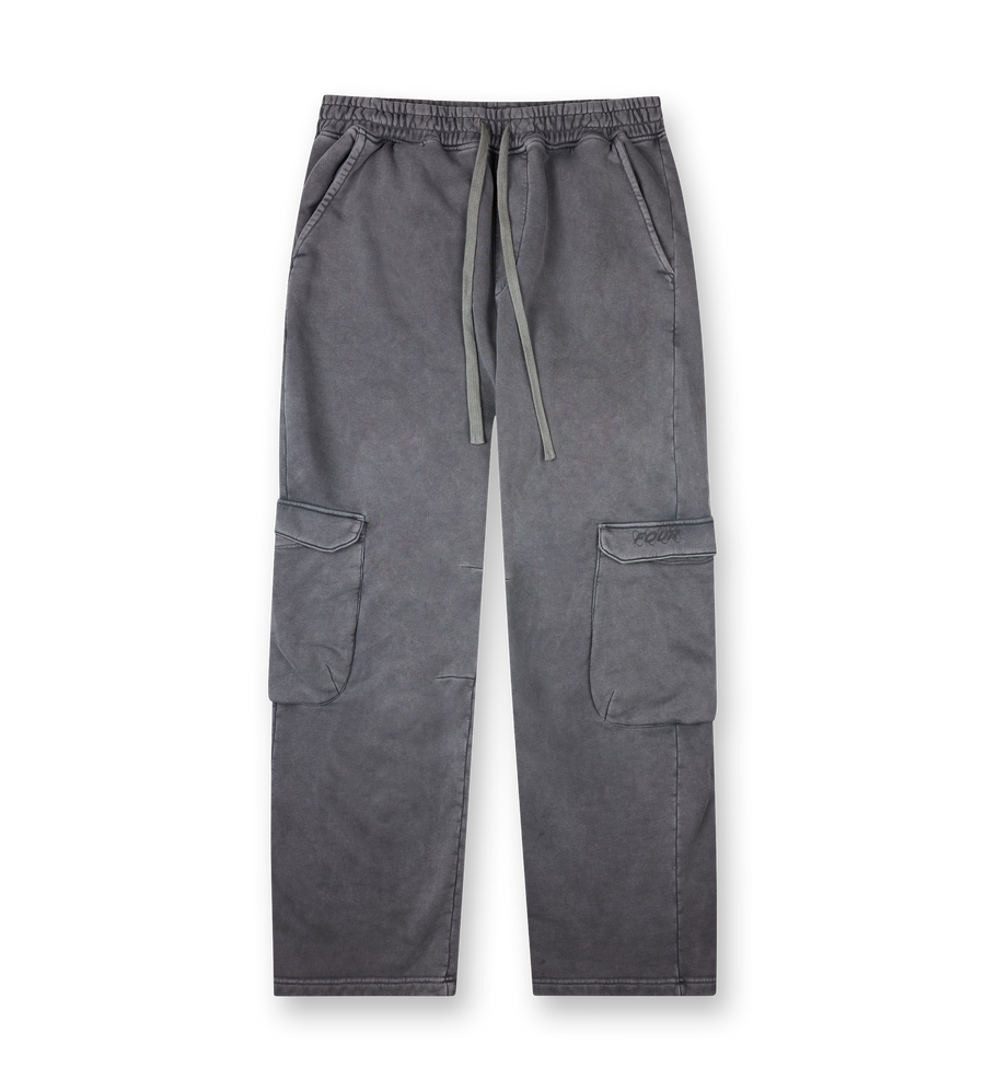 Circles Oversized Straight Leg Washed Mockingbird Grey