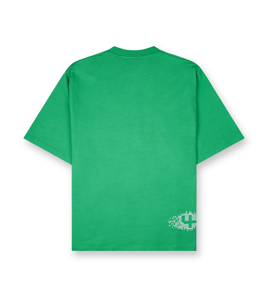 Digital Logo T-shirt Green Bee