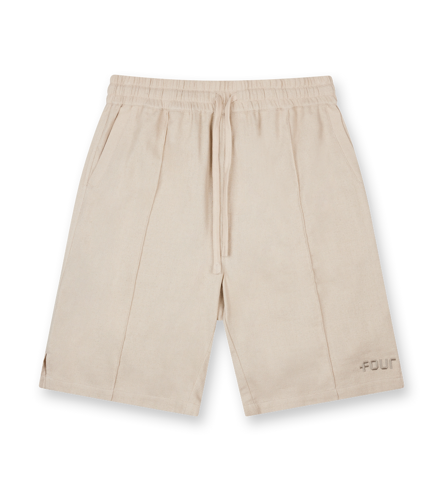 Logo Woven Shorts Sand Beige