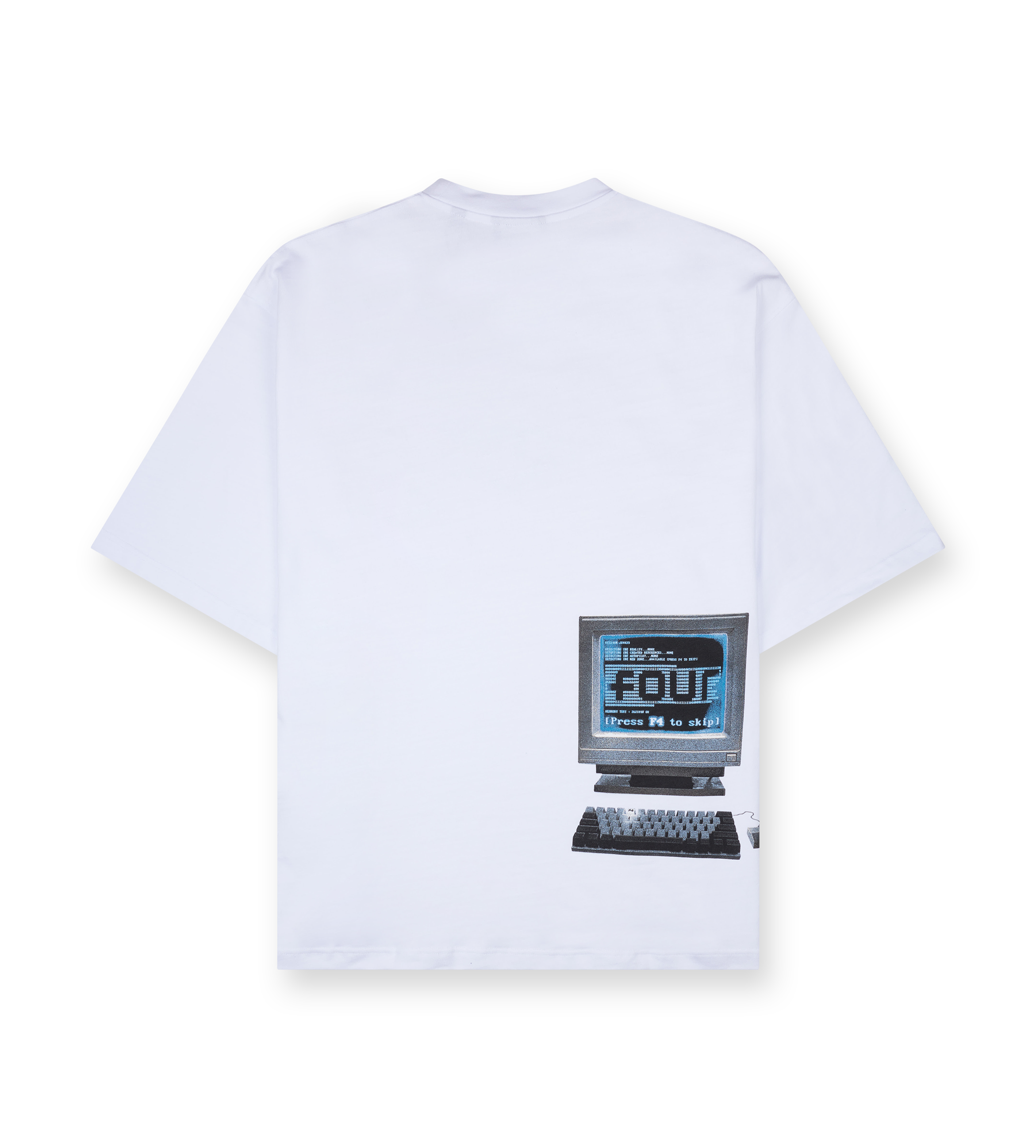 Computer T-shirt White