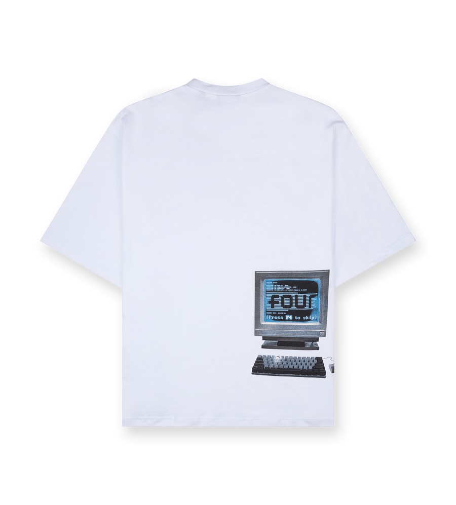 Computer T-shirt White