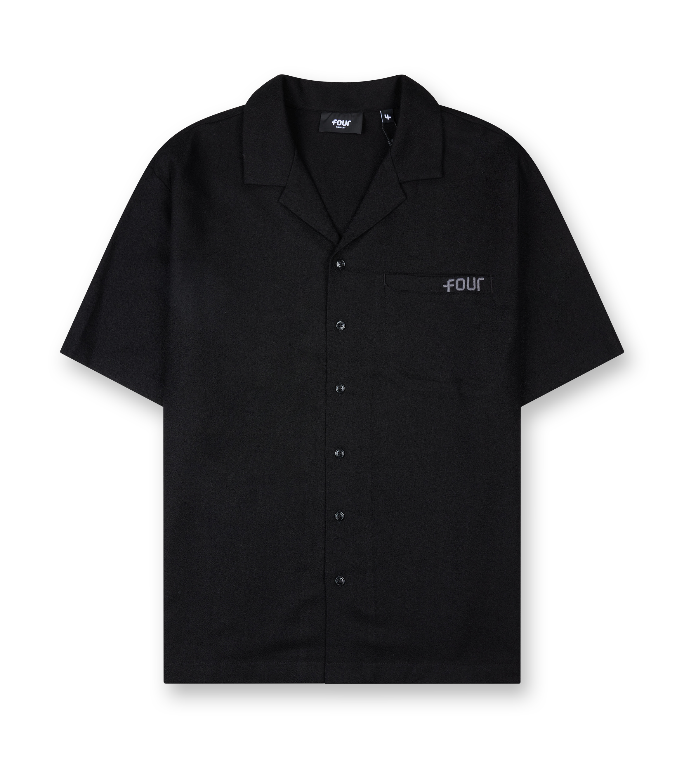 Logo Bowling Shirt Black