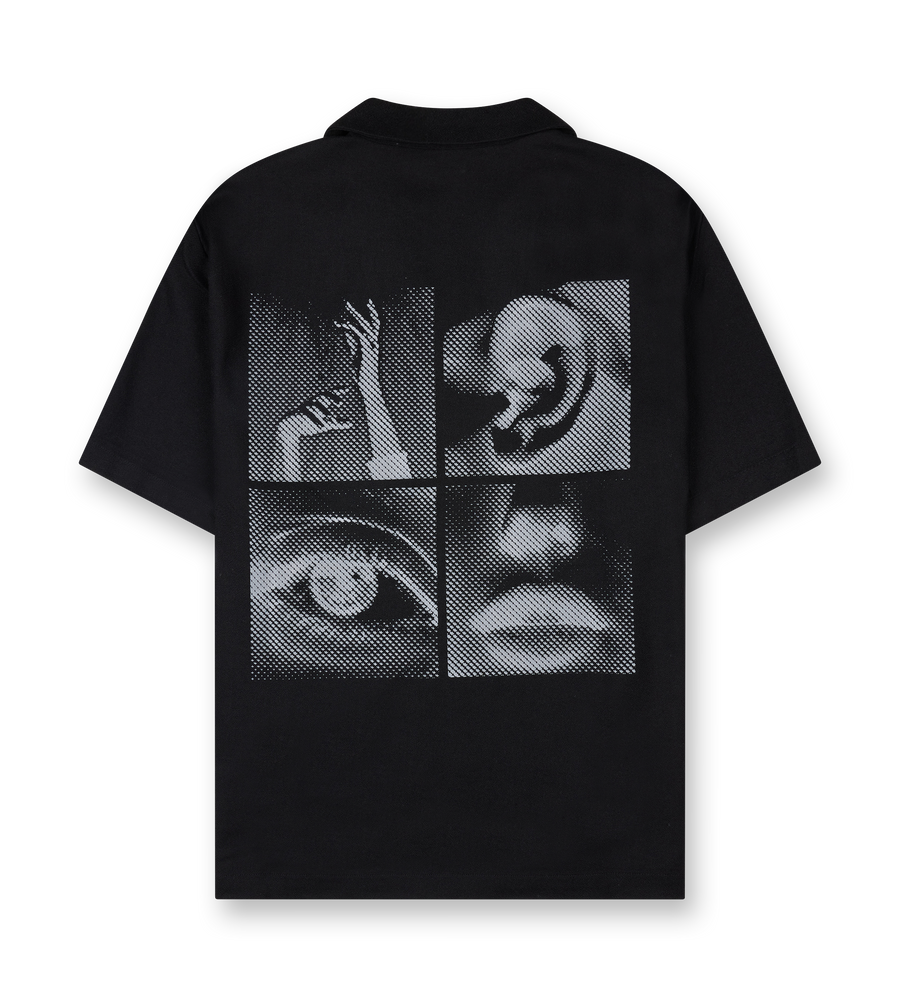Logo Bowling Shirt Black