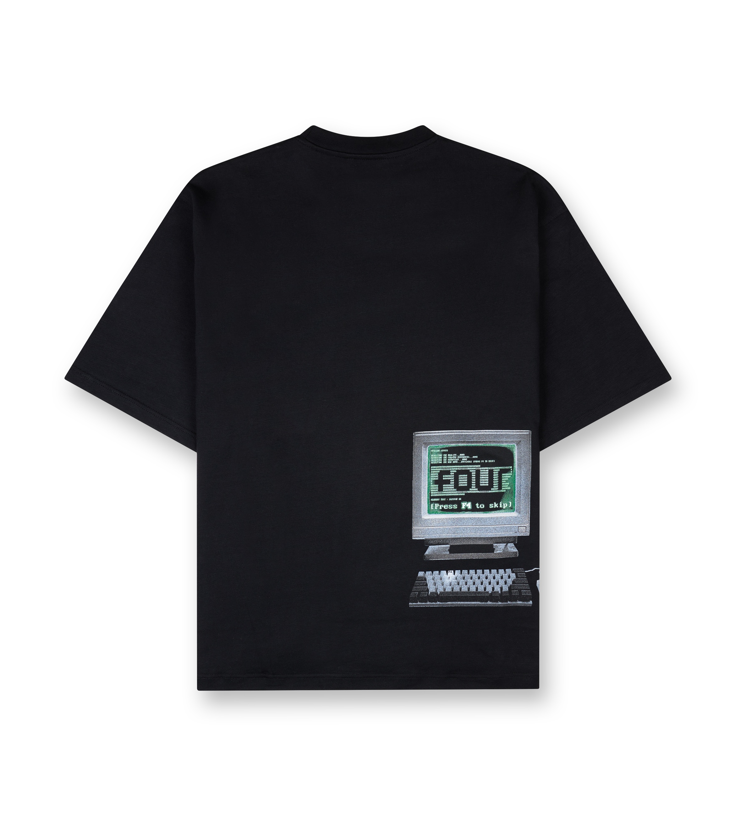 Computer T-shirt Black