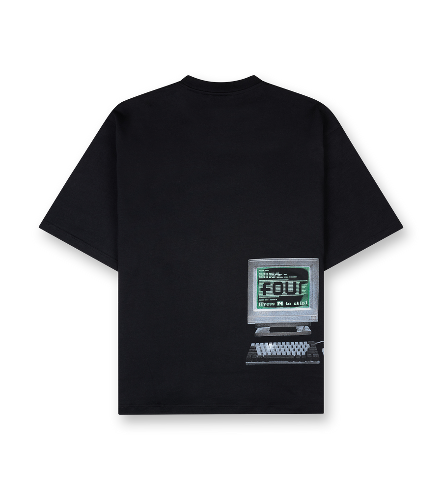 Computer T-shirt Black