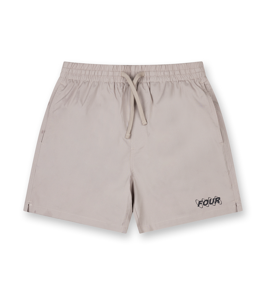 Circles Swim Shorts Vintage Khaki/ Black