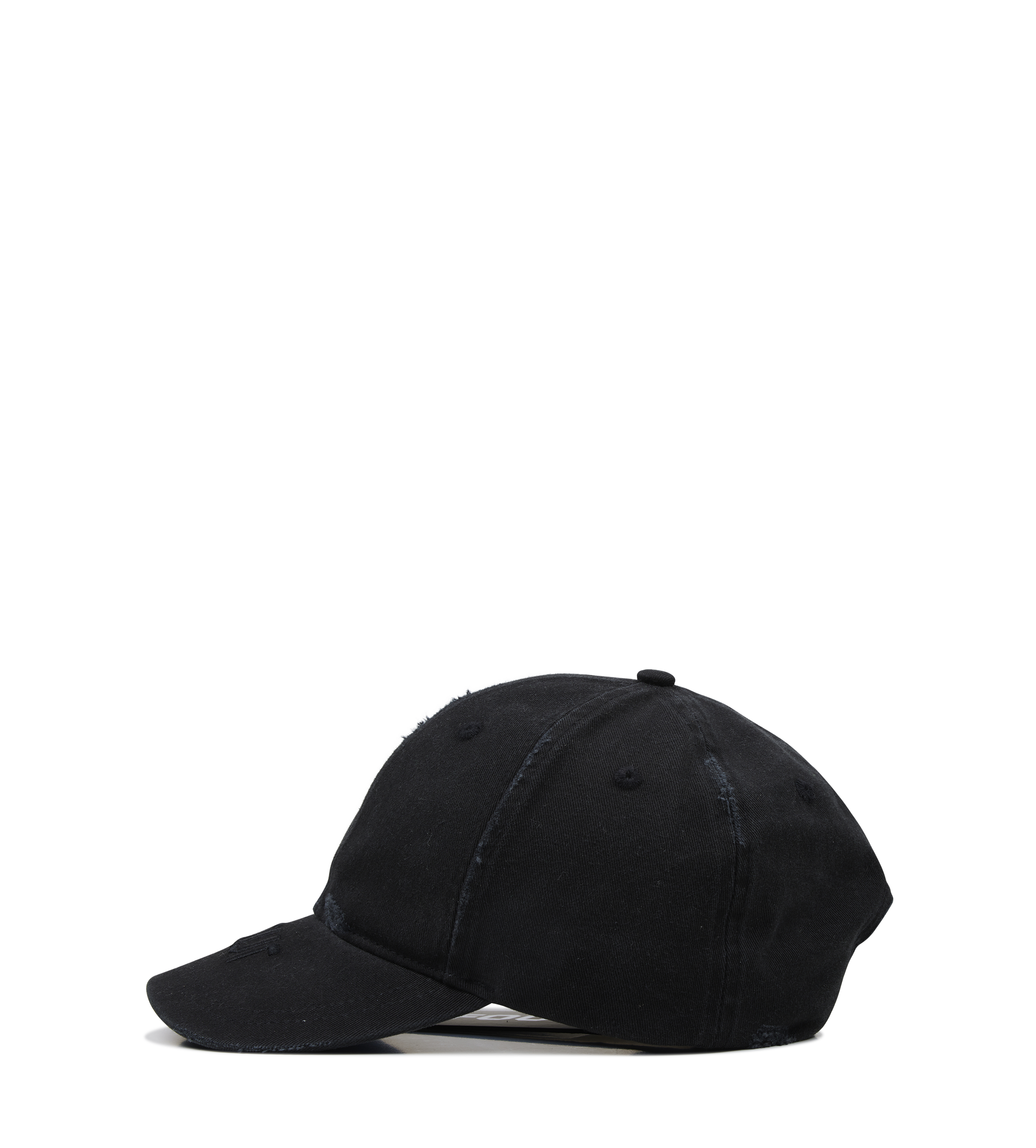 Logo Washed Cap Black