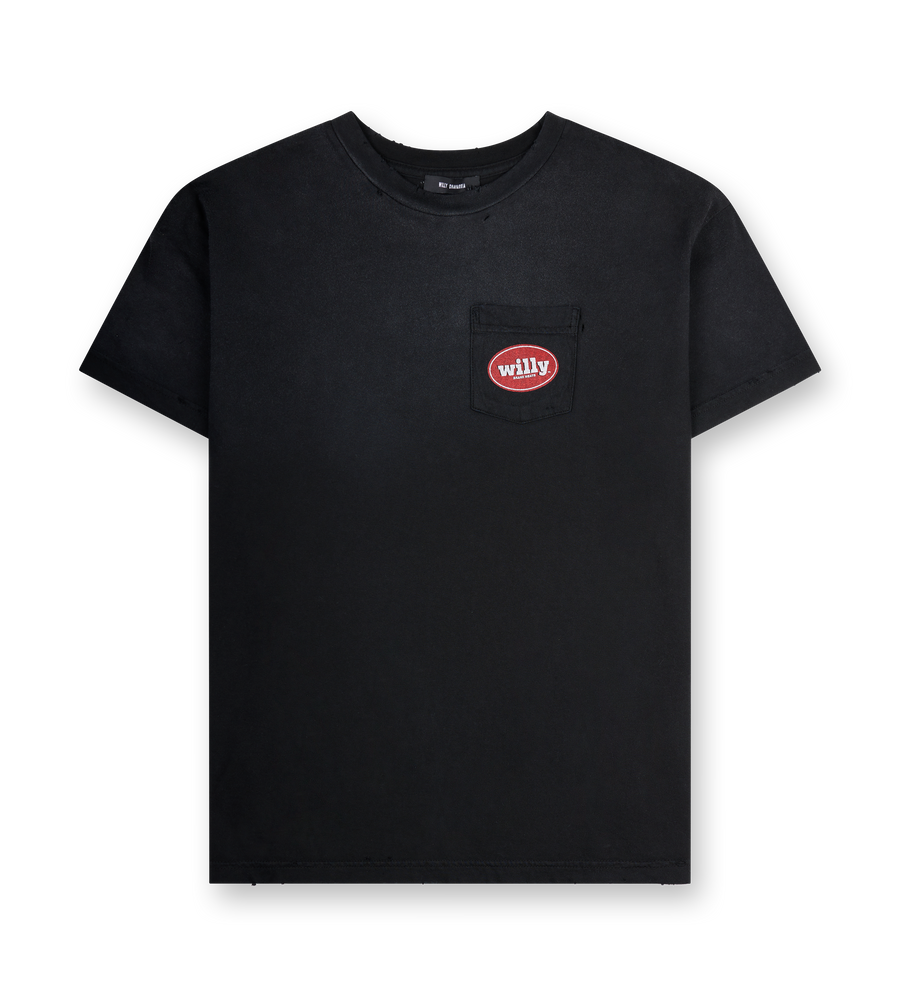 Chorizo Destroyed Easy Tee 'Washed Black'