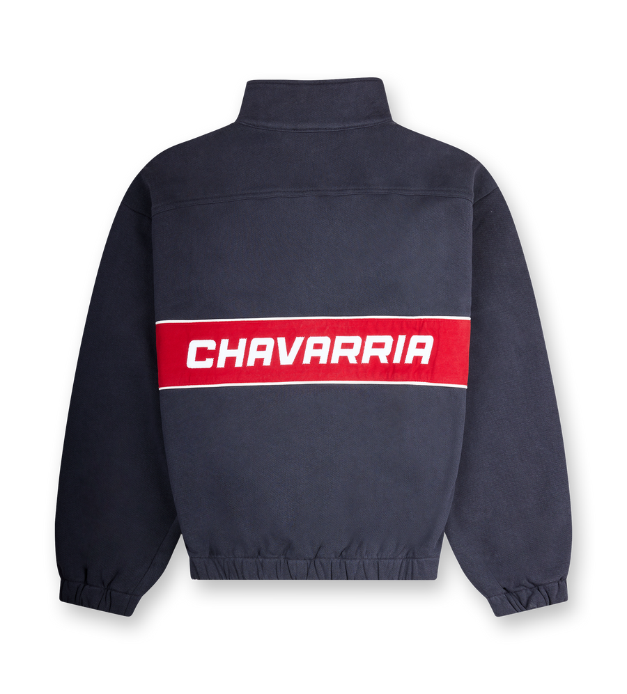 Black 'America' Quarter Zip Sweatshirt
