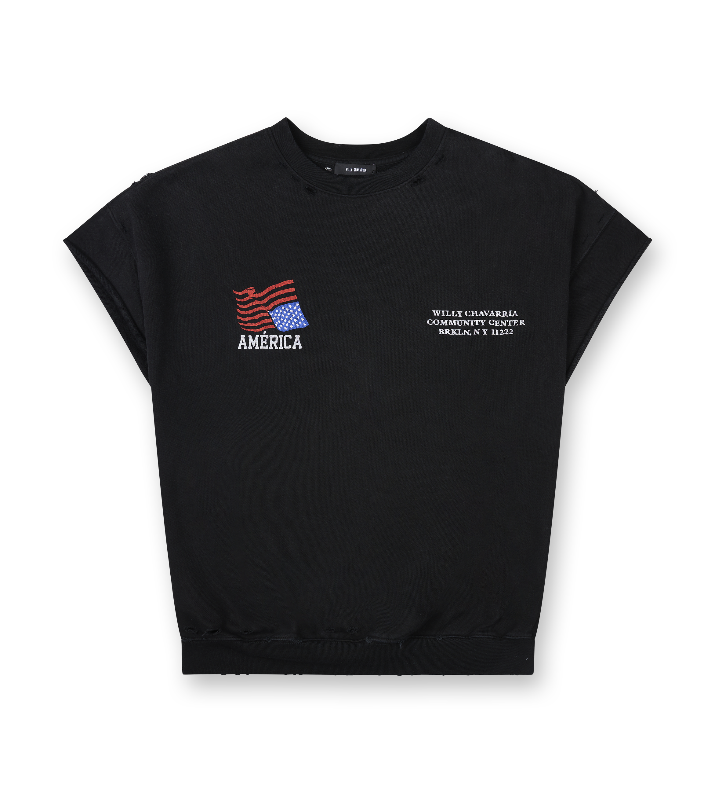 Black 'America' Muscle Tee