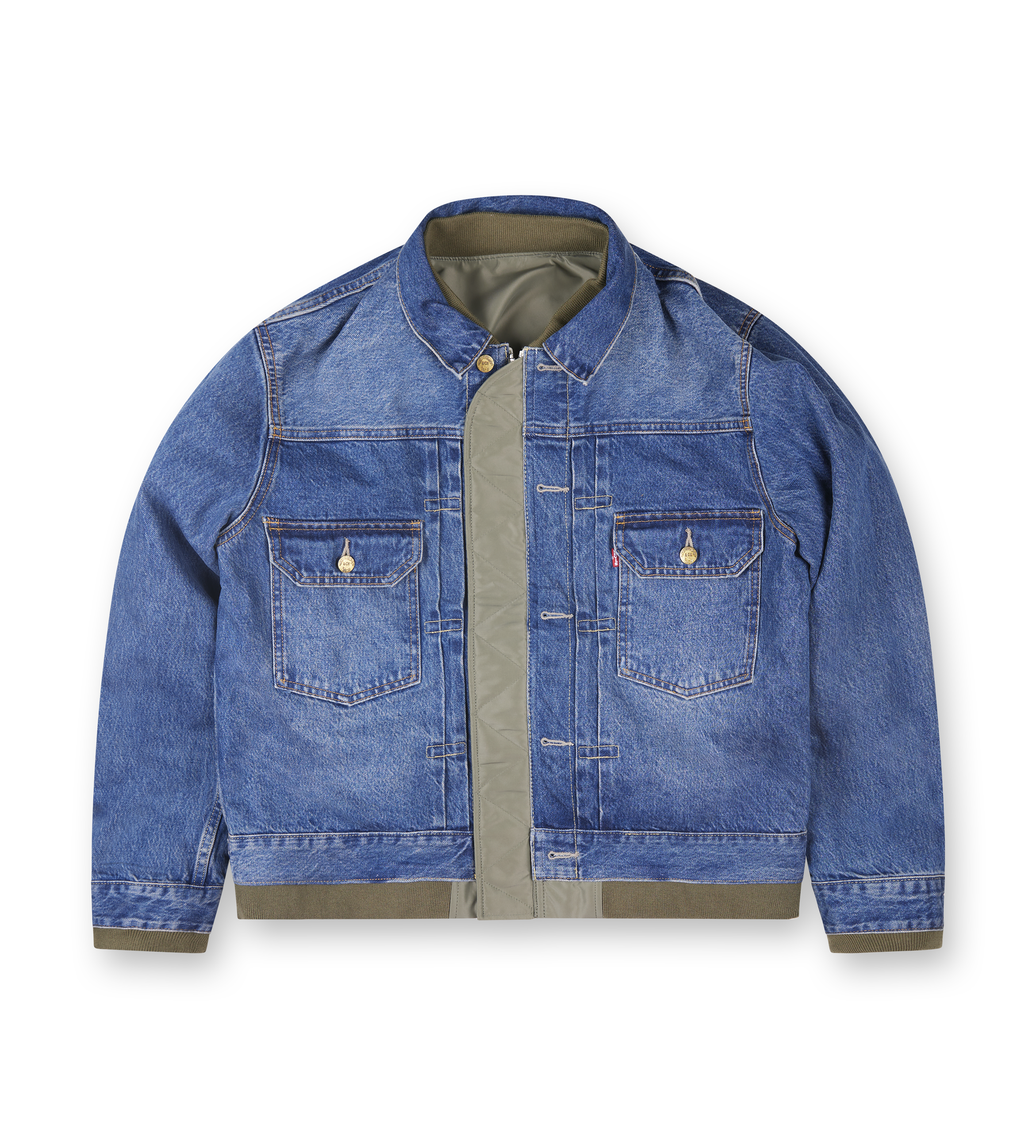 LEVIS×sacai Reversible Blouson　3 (Lサイズ) Levi's® x sacai Men's Denim x Nylon Twill Reversible Blouson