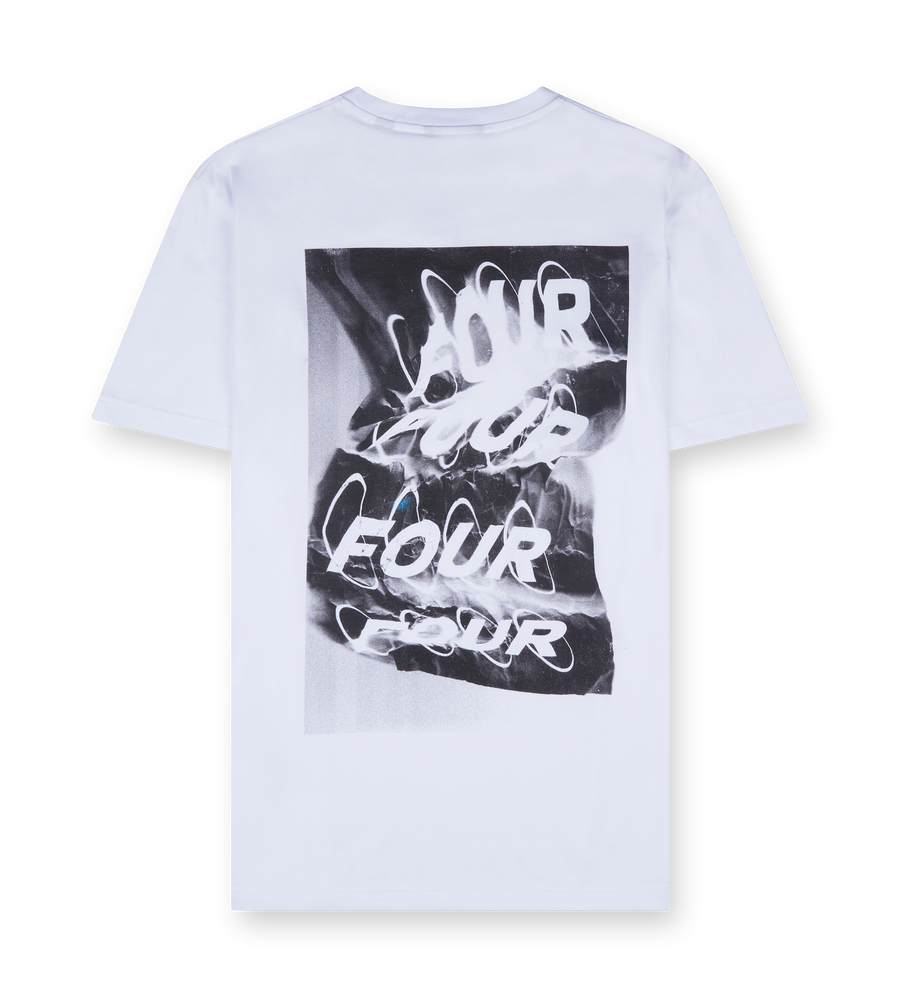 Distorted Logo T-shirt White
