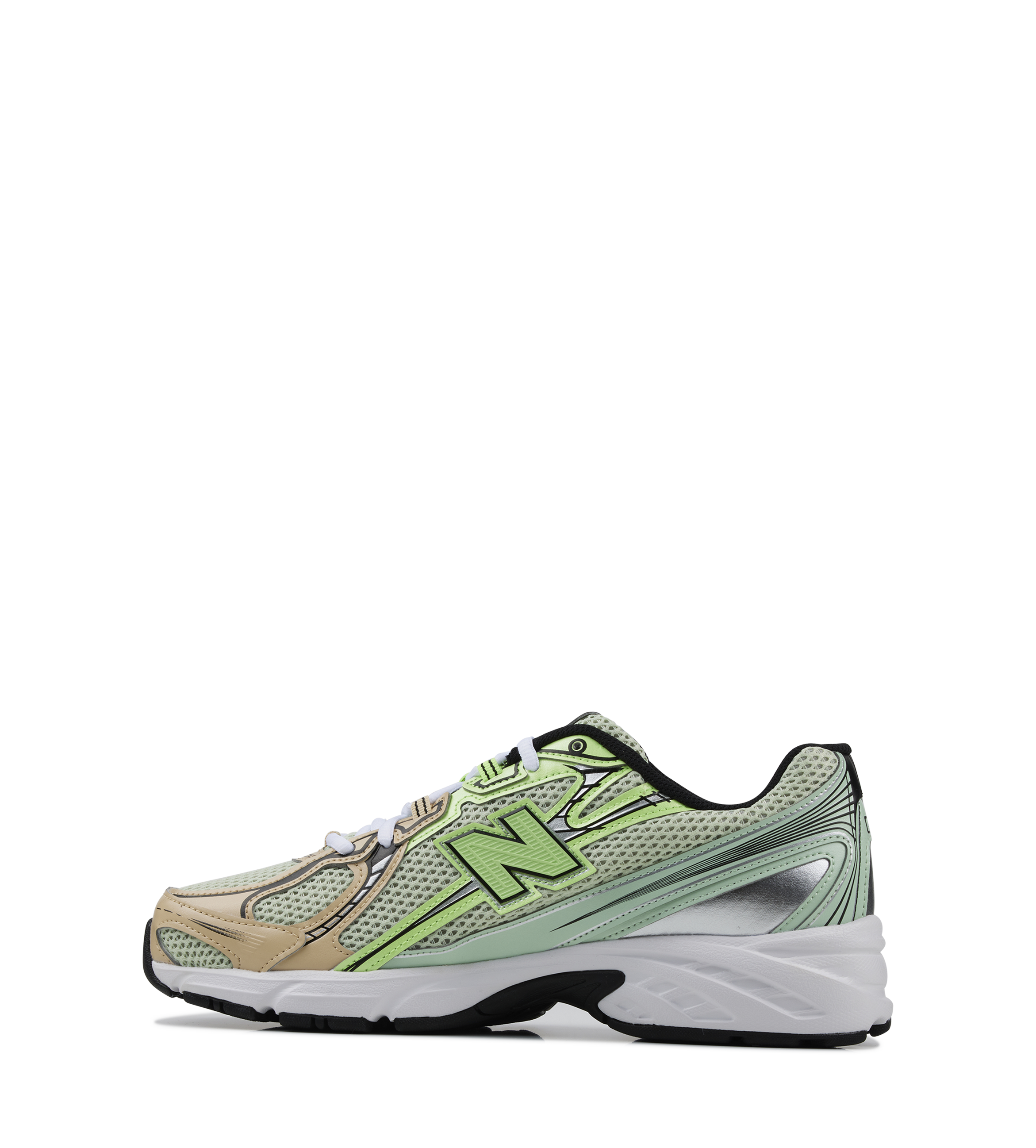 740 Sneakers in Mint Flash / Ash Wood