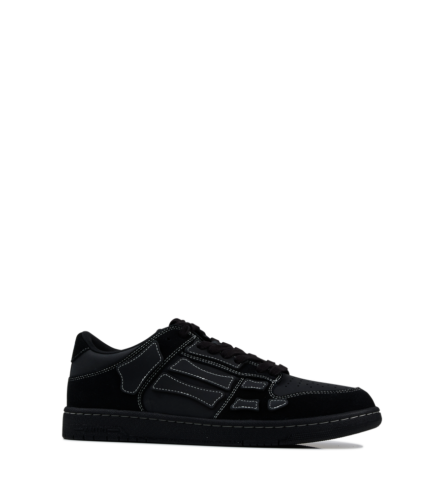 Skeleton Top Low Sneakers in Black