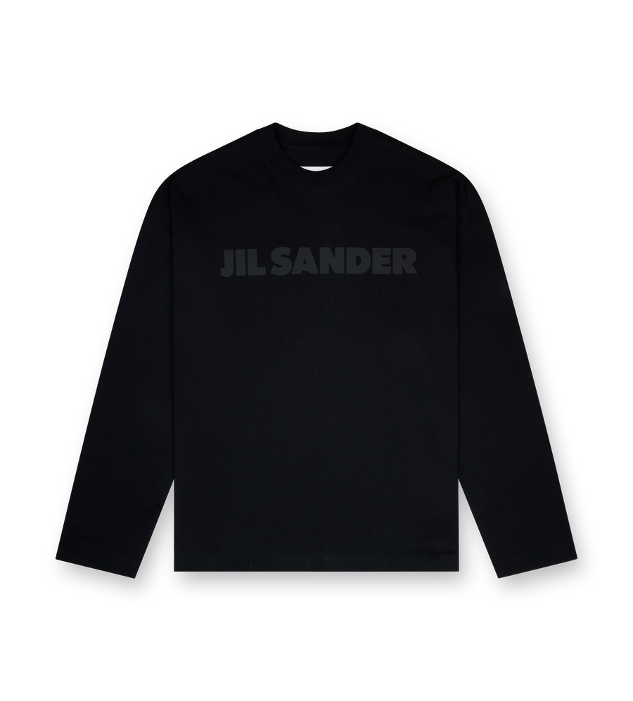 Jil Sander Long Sleeve T-shirt in Black