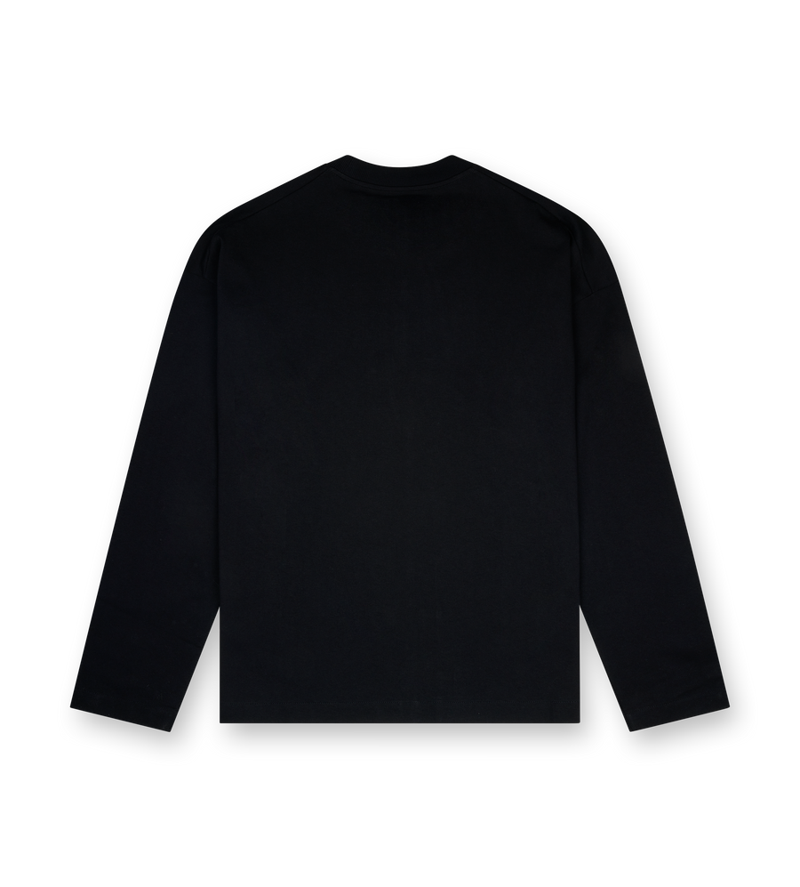 Jil Sander Long Sleeve T-shirt in Black