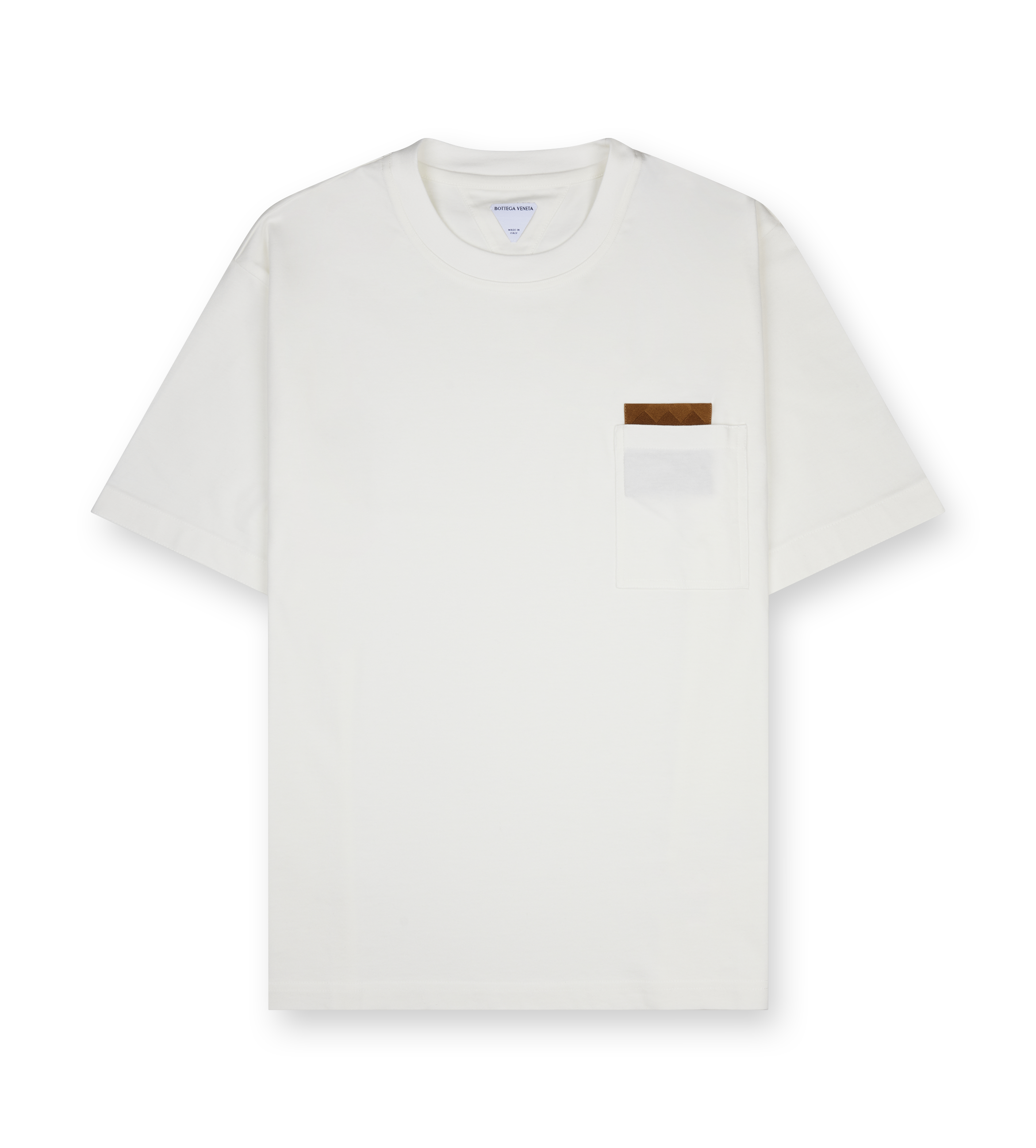 Bottega Veneta Short Sleeve T-Shirt in Chalk