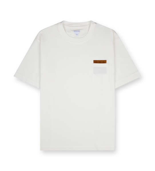 Bottega Veneta Short Sleeve T-Shirt in Chalk – FOUR Amsterdam Bottega Veneta Short Sleeve T-Shirt in Chalk – FOUR Amsterdam